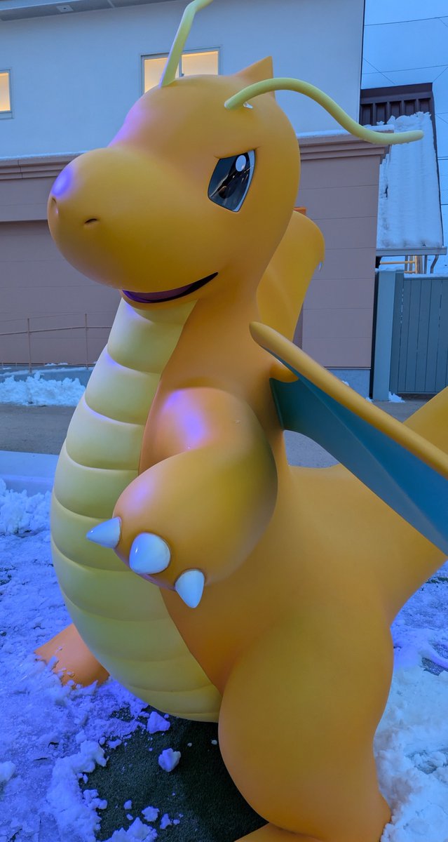 今日はカイリューの日！！ ポケパークでも迫力あって可愛さもある