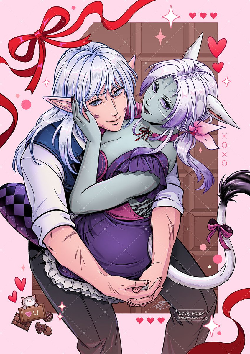 happy belated Valentine's day! 💙💜
#estinienwol
