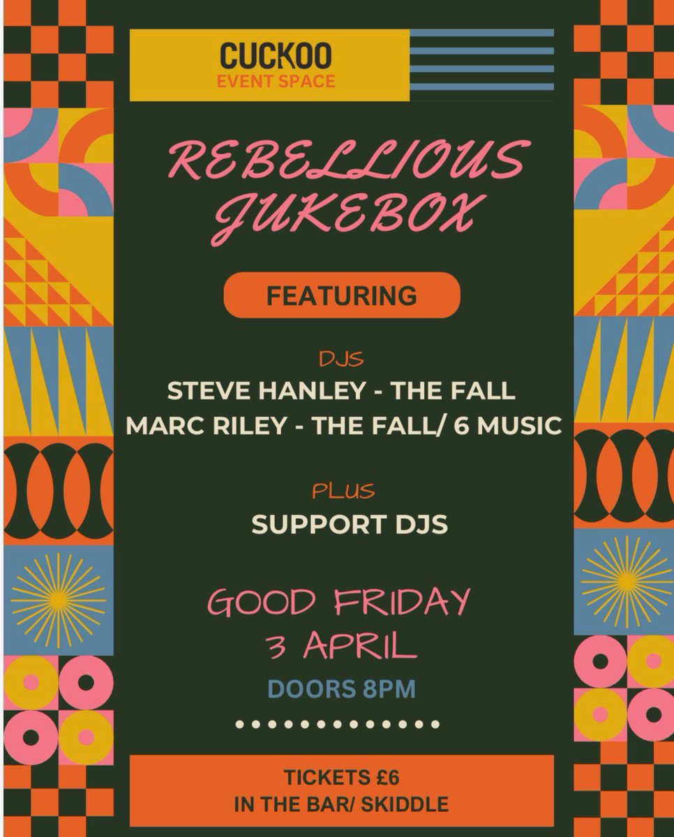 Me &amp; ⁦<a href="/Stephenhanley6/">Stephen Hanley</a>⁩ ripping up@the dancefloor on Good Friday!? It’ll nothing short of a religious experience! 👊💥