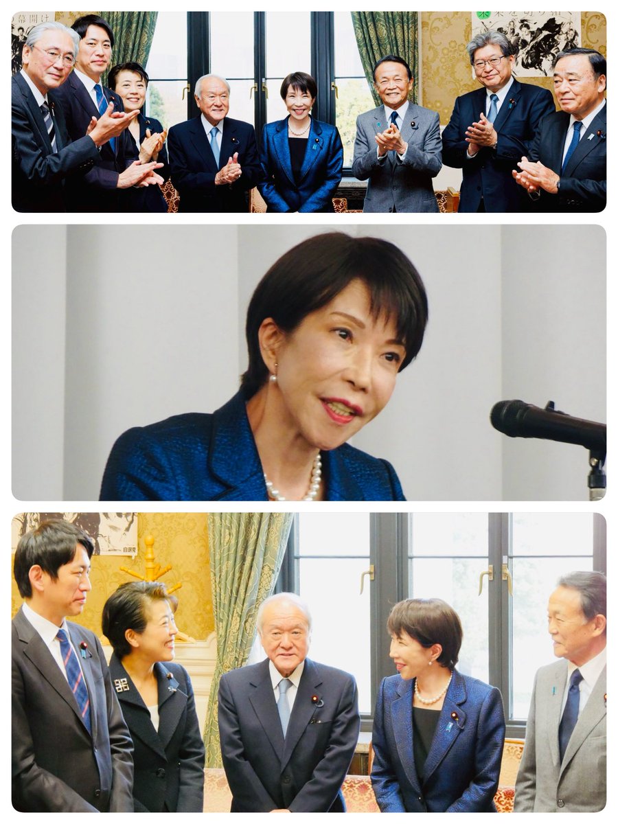 新たに当選された議員を迎え、本日国会が開会

与党だけでは過半数に満たない参議院では、2度の投票を経て、高市総裁が第百五代の内閣総理大臣に

夕方、自民・維新の役員が官邸総理執務室に集い、総理が各大臣に指示書を手渡される場に立ち合いました

公約実現に向けて、具体的な指示が出ています