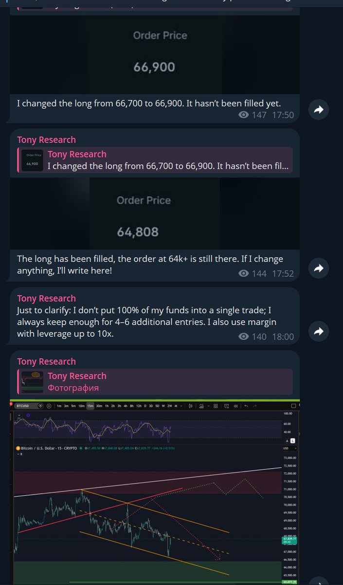 TonyResearch_'s tweet photo. 🚨 I CONTINUE TO FOLLOW THIS $BTC PLAN 🚨

Nothing has changed: I opened a local long yesterday at 66,900 and I have another order waiting at 64,800 on $BTC.

We still haven’t seen the bottom on Bitcoin yet. I expect it to form sometime this year, around mid-September to November 2026, as I mentioned before.

TURN ON NOTIFICATIONS, FOLLOW ME AND BOOKMARK THIS!