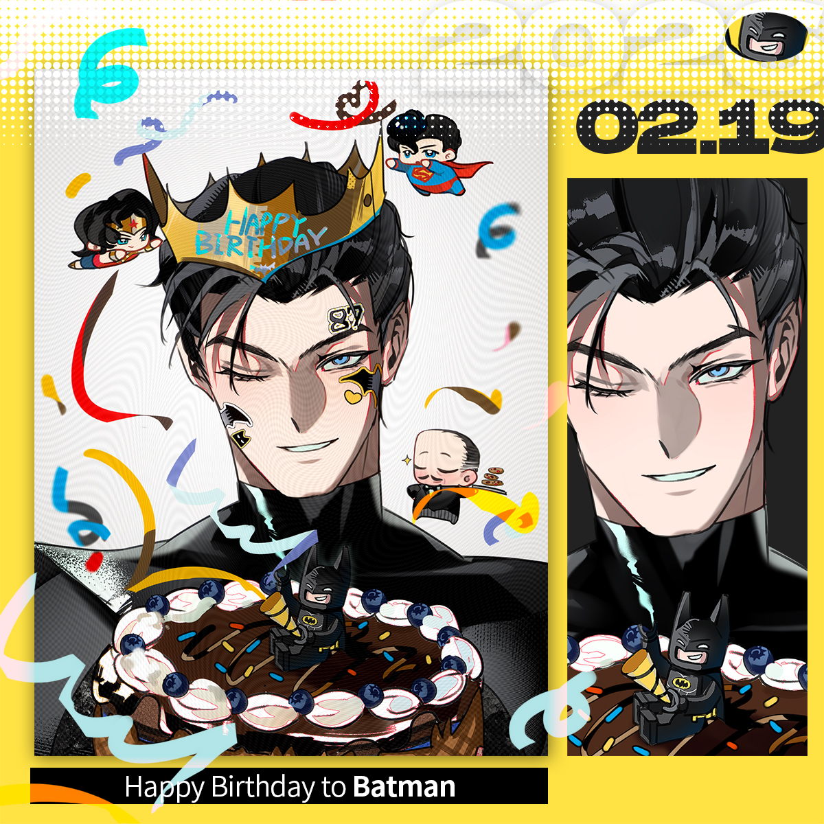 Happy Birthday to BATMAN（Bruce Thomas Wayne）！
🦇
#batman #BruceWayne