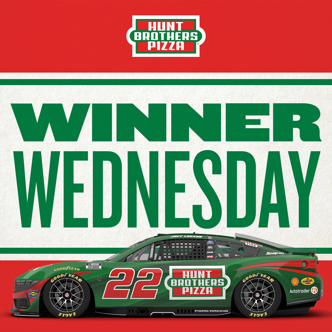 Winner Wednesdays are BACK!

Sign up once per season and then keep an eye on your inbox for a chance to win <a href="/joeylogano/">Joey Logano</a> and <a href="/hbpizza/">Hunt Brothers® Pizza</a> swag! Enter to win here: woobox.com/f2zqcc

***We will NEVER ask for credit card information to enter