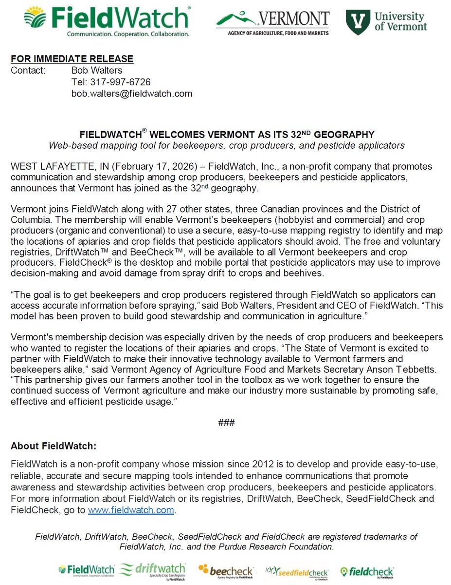 FieldWatch, Inc. tweet media