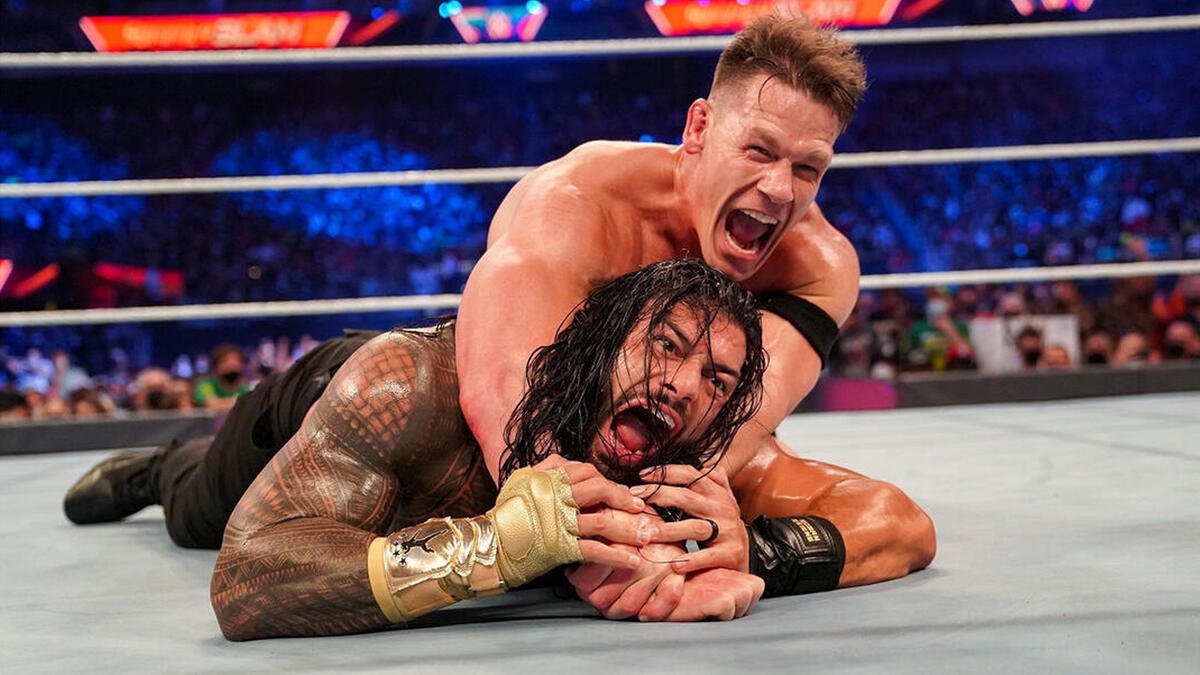 John Cena says he was supposed to win his 17th WWE Title at SummerSlam in 2021.

“In the last moment, we had a surprise guest booked, he came out after the match was over. Brock. They didn’t secure Brock until 5 PM that day. I was going to win 17. We were going to have someone