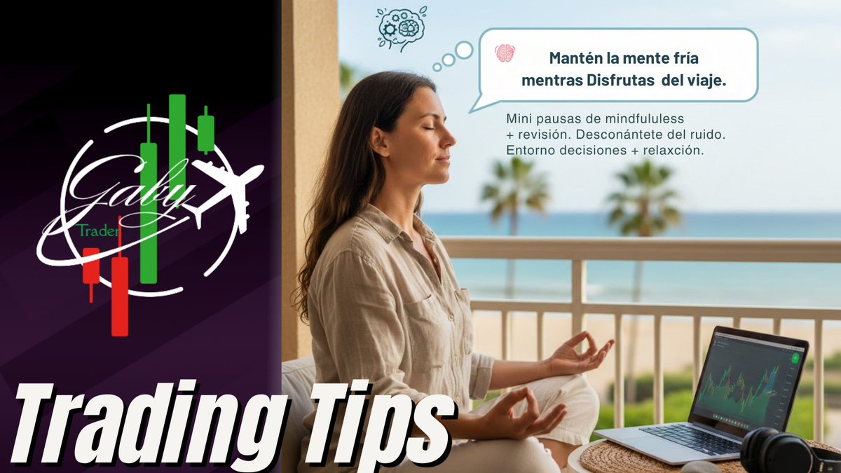 Psicología del trading viajero

🧠 Mantén la mente fría mientras disfrutas del viaje
Combina mini pausas de mindfulness con la revisión de tus operaciones.
Desconéctate del ruido de redes sociales para reducir presión.
Observa cómo tu entorno afecta tus decisiones: un trader