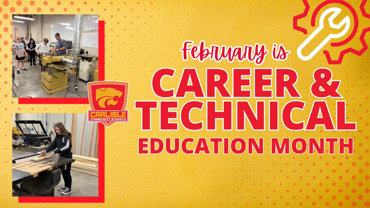Career &amp; Technical Education Month is a time to recognize learning that leads to opportunity. CTE exposes students to careers that are in-demand and essential. Exploring these options early helps students build confidence and direction! 🛠️📈 #CTEMonth