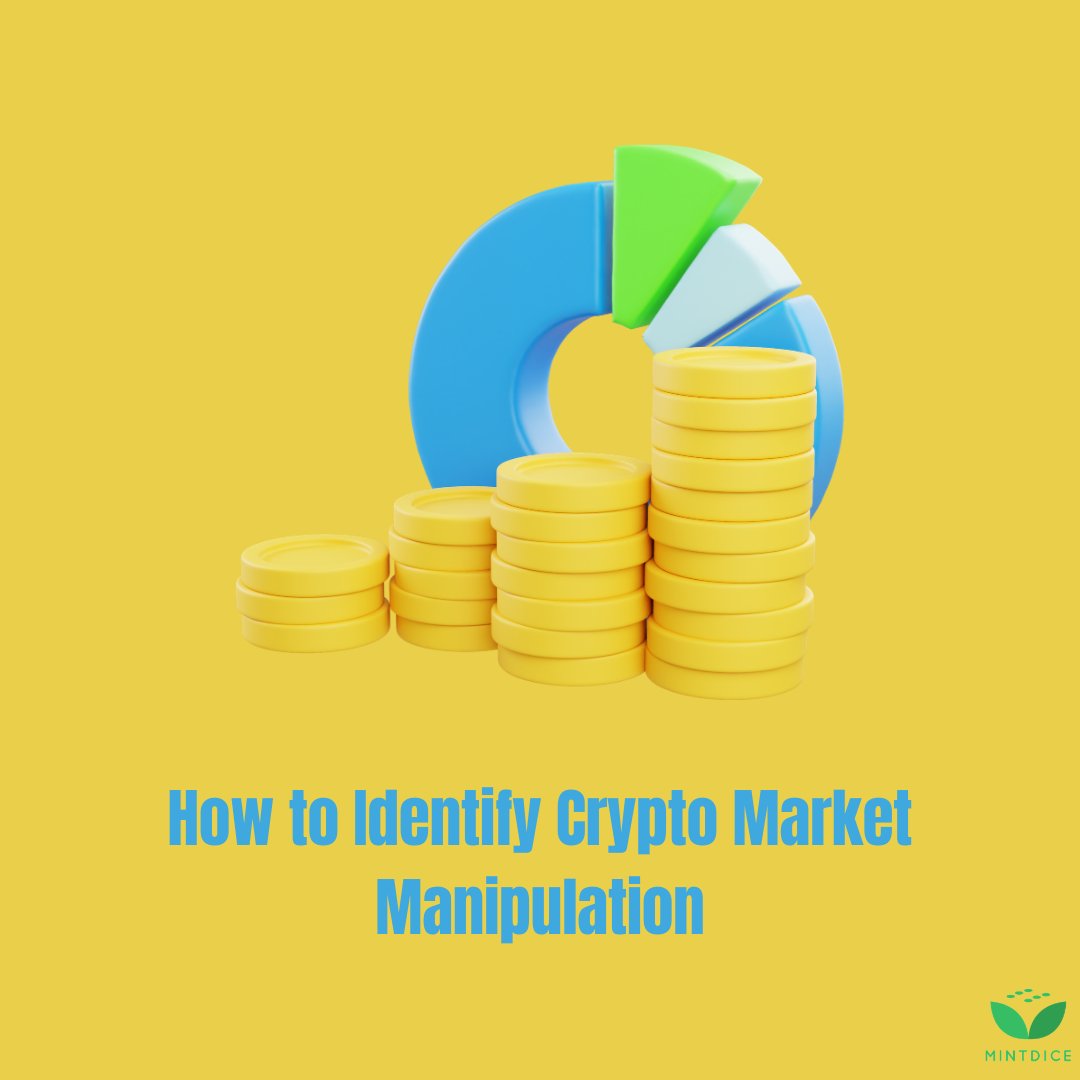 Crypto market manipulation 101: pump &amp; dumps, wash trading, spoofing, and why red flags like mystery pumps + celeb shills scream "run." Our breakdown of schemes + how to protect yourself. 

Blog: mintdice.com/blog/how-to-id…