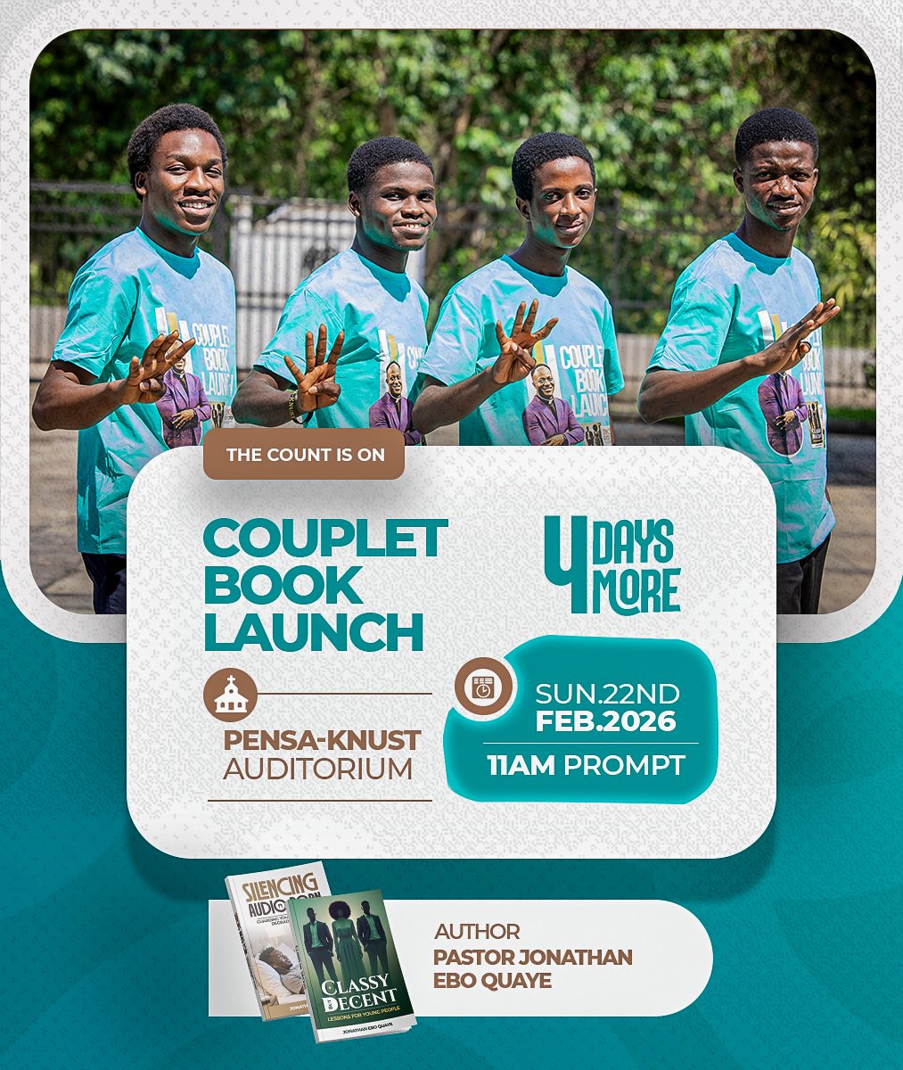 PENSAKNUST1's tweet photo. Guess what… In 0️⃣4️⃣ days! we officially unveil something truly special 🎉
#TheCountisOn
An inspired work is coming to light.
Let us anticipate with joy and expectation
#SilencingAudioPorn
#ClassyButDecent
#CoupletBookLaunch
#PENSAKNUST https://t.co/qIRHDnmB34