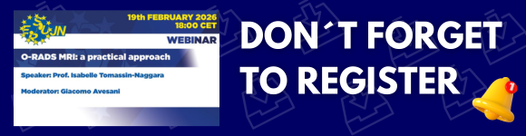 EsurOffice's tweet image. 🚨 It’s tomorrow!

Don’t miss the ESUR Juniors Webinar
O-RADS MRI: a practical approach
🎤 Prof. Isabelle Tomassin-Naggara

👉 Register now: esur.org/webinars-2026/

#ESUR #Webinar #Juniors
