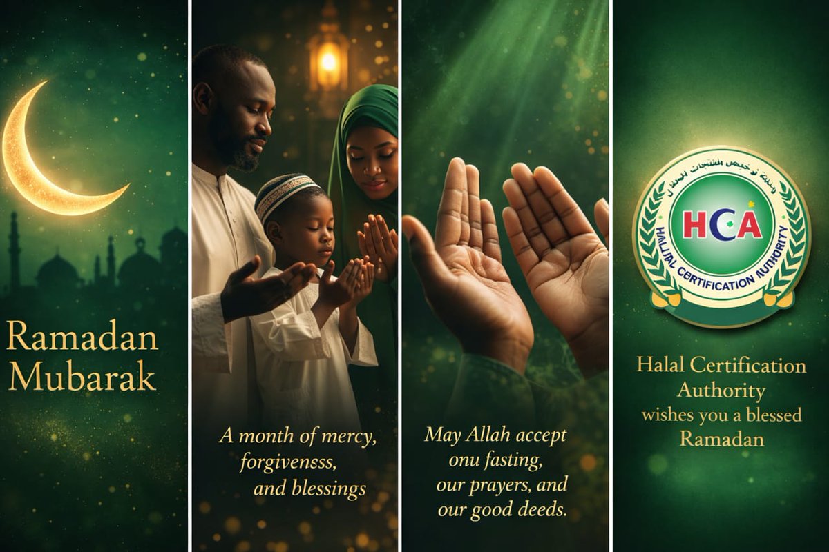 #RamadanMubarak from Halal Certification Authority 

Ensure to have a #Halal Filled #Ramadan

#BuyHalal #EatHalal