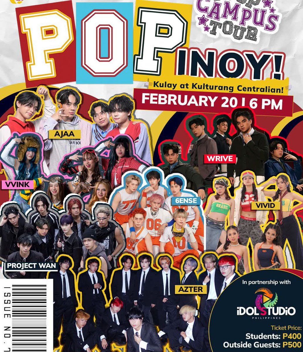 sjhzeke's tweet photo. wts lfb ph rush

"POPinoy: Kulay at Kulturang Centralian PPOP Campus"

- 3 tickets
- php 500 each
- can nego if sure buyer
- payment upon meet up
- sm sta. mesa 

rfs: conflict sa sched huhu sayang naman

tags. ajaa wrive vivid 6ense vvink projectwan azter ajaa ash https://t.co/cQLpKDe6UI