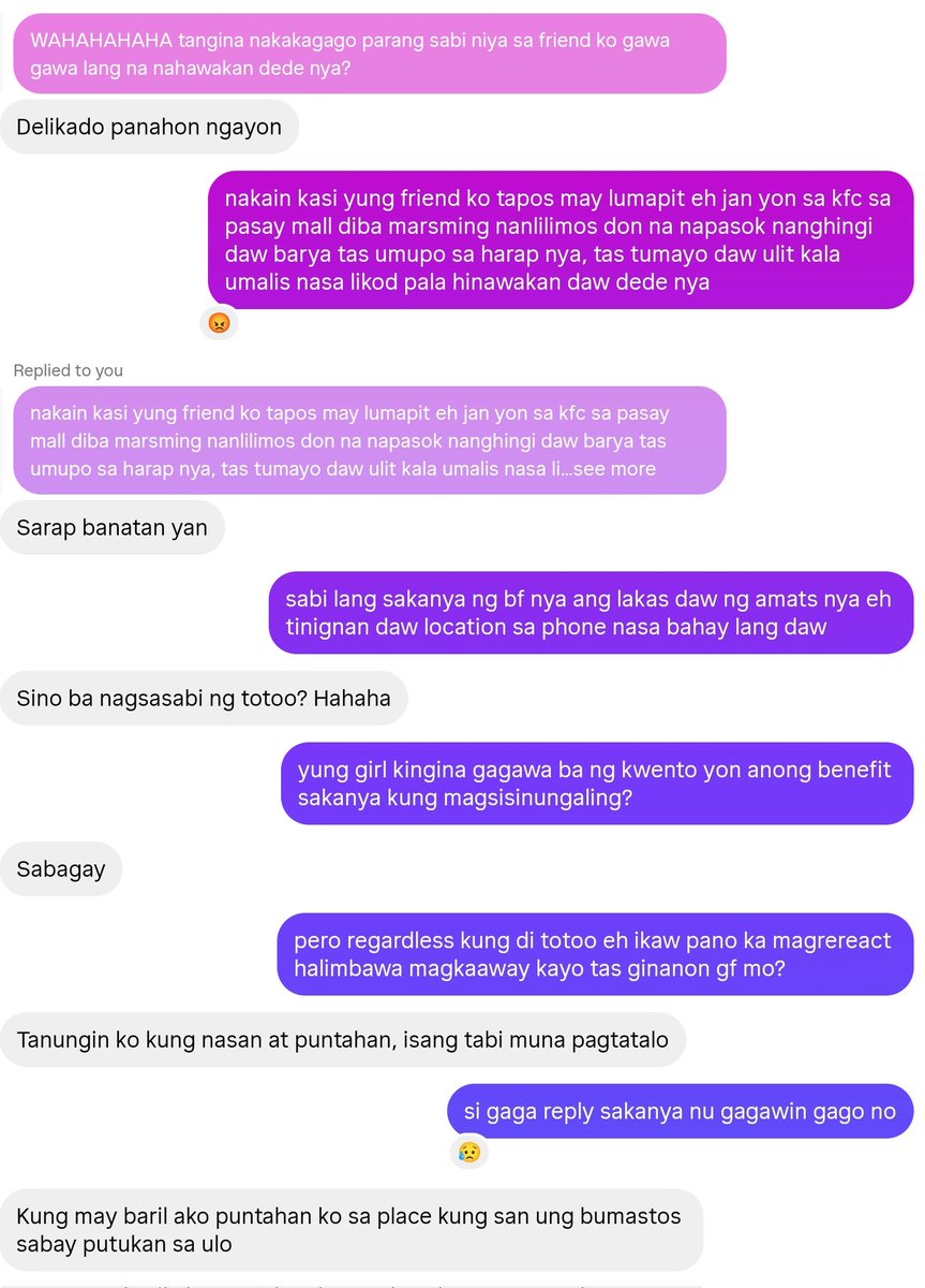 Kinnysexy's tweet photo. ganyan magreact, kinginamo! sinabi ko nalang sa tropa ko na friend ko kahit ako talaga yon baka mambanat pa tong mga to https://t.co/Vg0CuvegQp