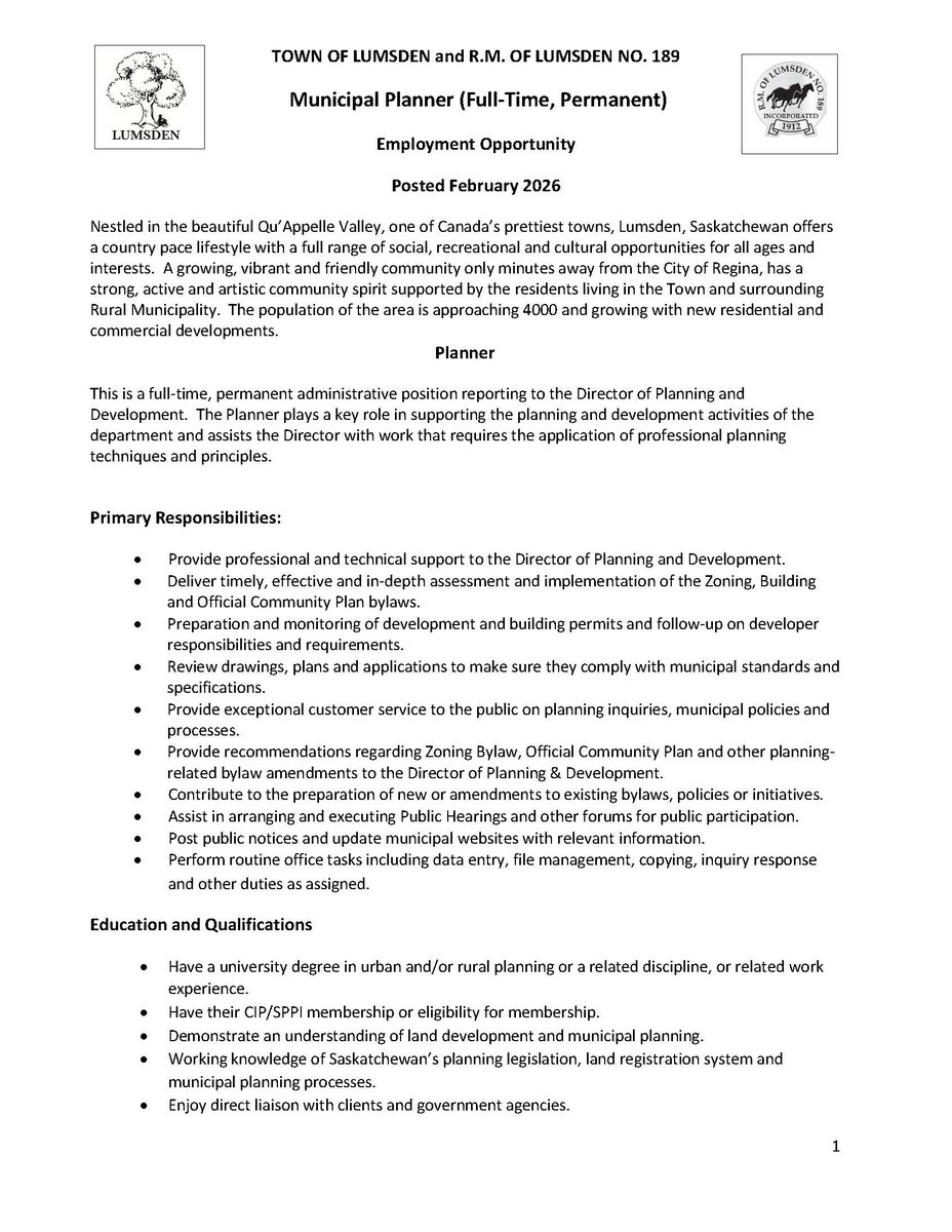 RM of Lumsden No.189 tweet media