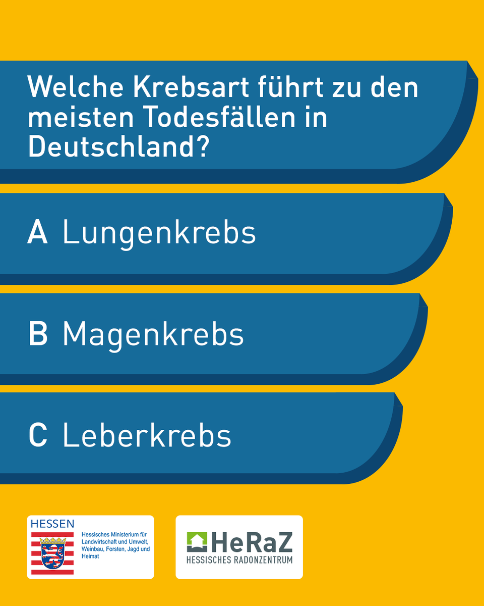 radonzentrum's tweet photo. A), B) oder C), das ist hier die Frage. Bei unserem #HeRaZ #Radon-#Quiz kannst du dein #Wissen testen. Die Auflösung gibt es morgen hier auf X oder schon heute auf unseren Instagram Kanal. Wir wünschen viel Spaß beim Rätseln! https://t.co/Ixz75d44Eg