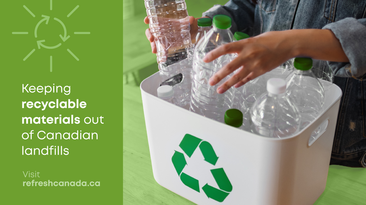 Keeping valuable recyclable material out of Canadian landfills is a smart move 💡Aligning EPR systems across Canada is necessary to increase system efficiency, improve reporting standards, and decrease the loss of valuable materials. 

Visit refreshcanada.ca
