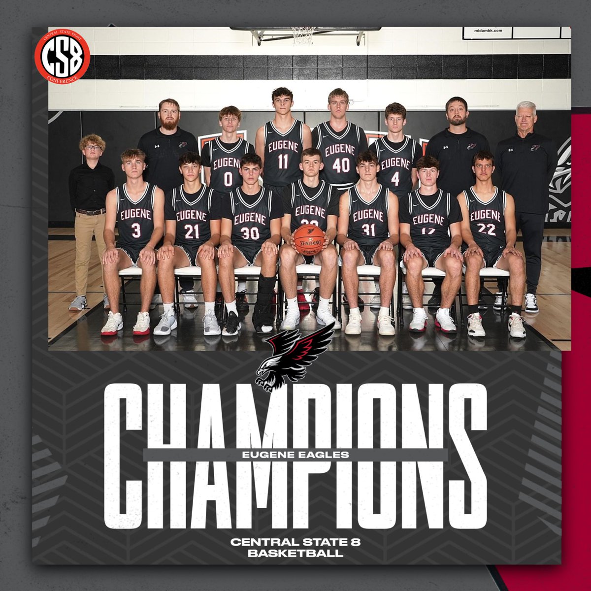 CentralState8's tweet photo. Congratulations to the Tipton Lady Cardinals and the Eugene Eagles for winning the Central State 8 Conference for 2026!!! #CS8 @R_VilleStudents @ColeRV1 @FayetteFalcons @ActivitiesNbhs @AthleticsSCHS @HarrisburgAth @Linn_Athletics @THSActivities1 https://t.co/ngMKVxC4o1
