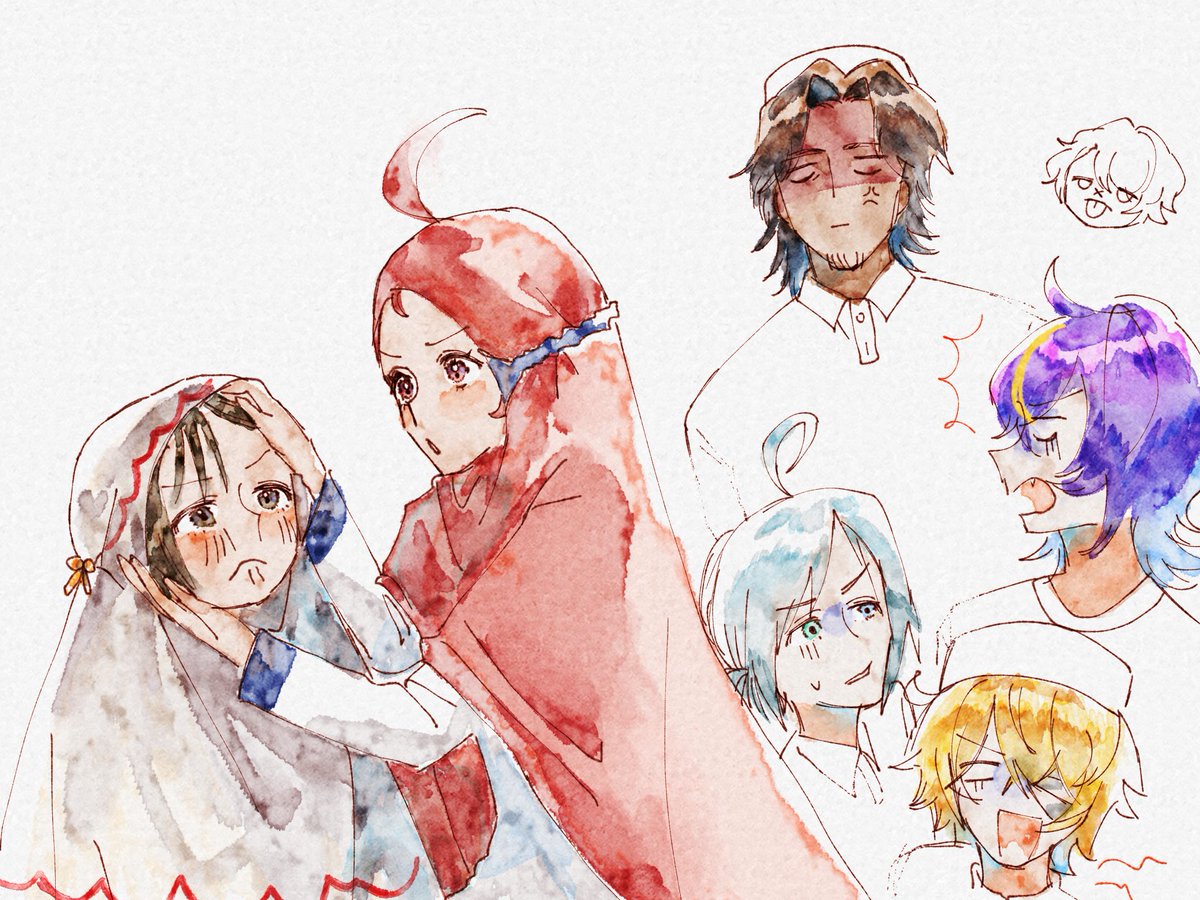 happy ramadhan guys here's them preparing for taraweh yay #vsynth