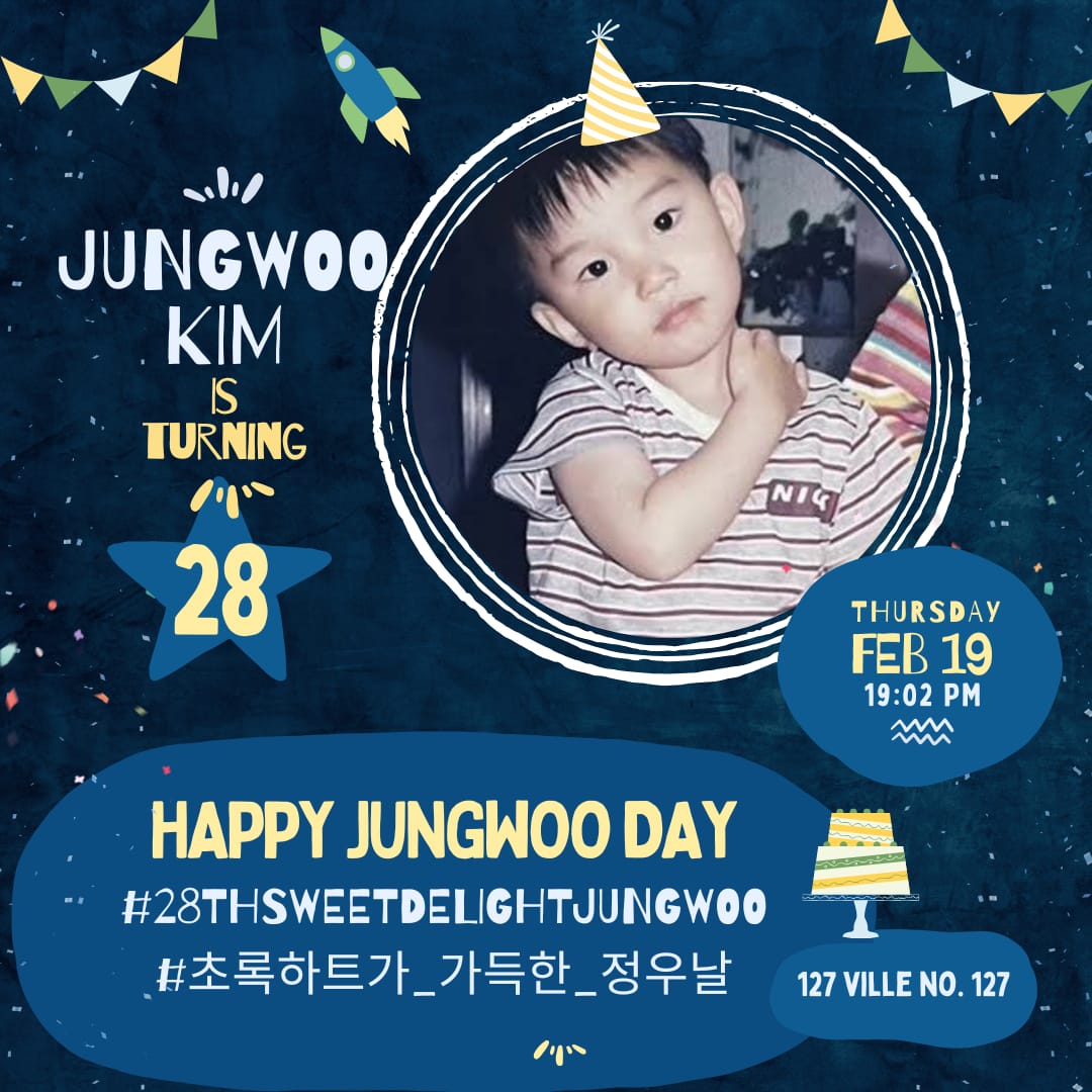 Happy Birthday, Jungwoo! 🥳

Hope you always be given lots of love and happiness, more good opportunities will come to you this year, and stay healthy🤍

COPY AND REPLY + RT ⬇️

HAPPY JUNGWOO DAY
#28thSweetDelightJUNGWOO
#초록하트가_가득한_정우날