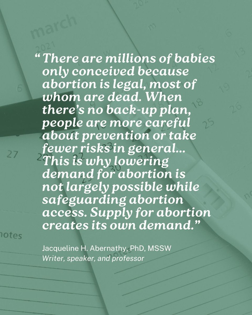 CLE voters are faced with a choice each election: vote for candidates that support abortion or the conditions that coerce people toward abortion. This week's blog delves into why lowering abortion causes alone may not lower its demand.

consistent-life.org/blog/index.php…
