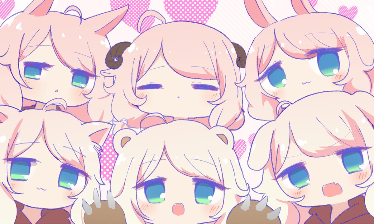 こずえちゃんお誕生日おめでとう🐈🐻🐕🦊🐏🐰
#遊佐こずえ生誕祭2026
#遊佐こずえ誕生祭2026 