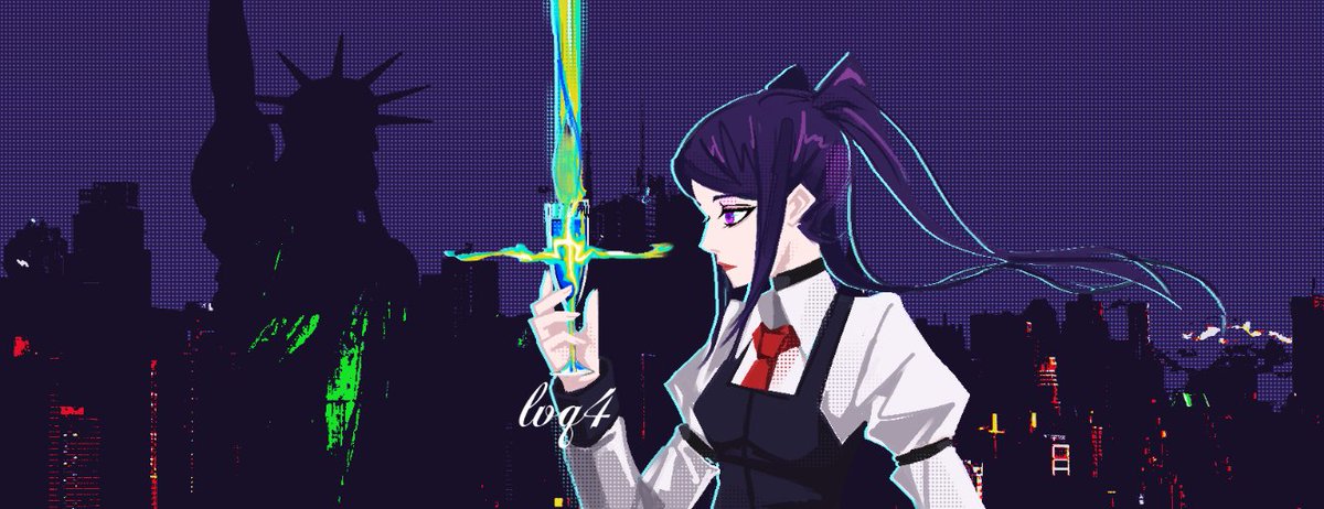 _lvq4's tweet image. #va11halla #ジル・スティングレイ #cyberpunk 画了jill
