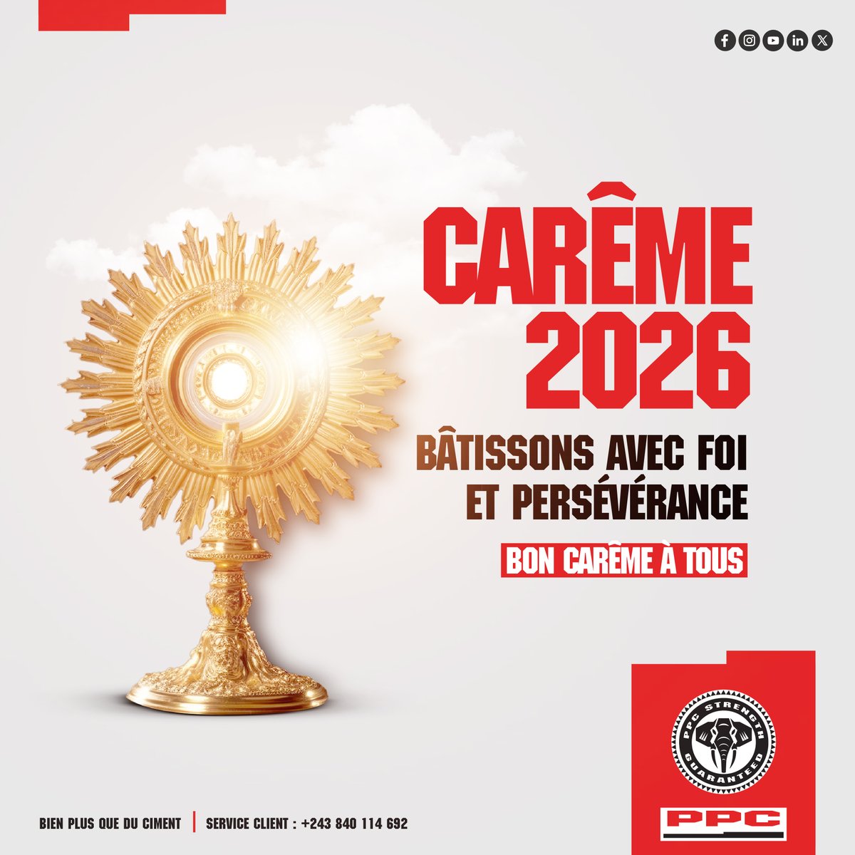 PpcProduits's tweet photo. En ce début de Carême 2026,
PPC Barnet vous souhaite un temps de paix, de foi et de persévérance.

Bon Carême à toutes et à tous.

#Carême2026 #PPCBARNET #BienPlusQueDuCiment https://t.co/e3Gl81FR7v