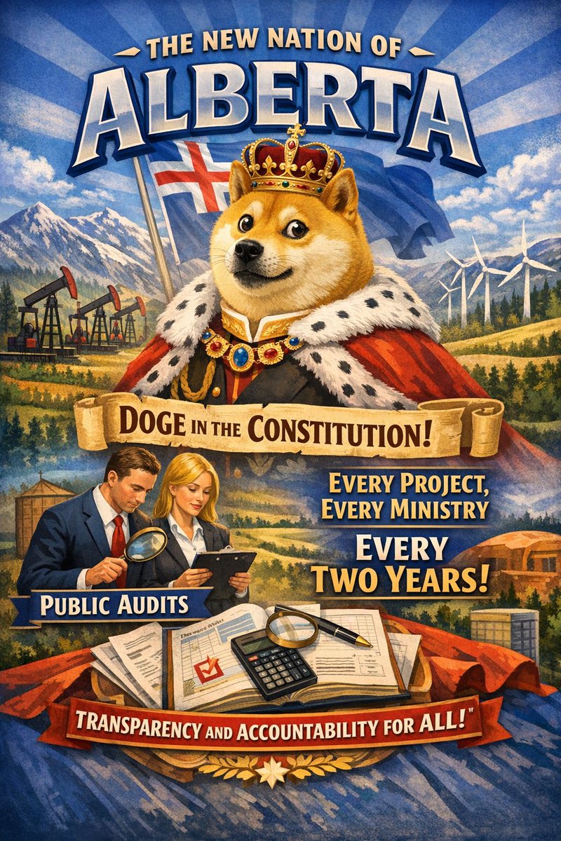 WScafemirror's tweet image. The New Republic of Alberta should have constitutionally enshrined DOGE. Public audits of every publicly funded project every two years.