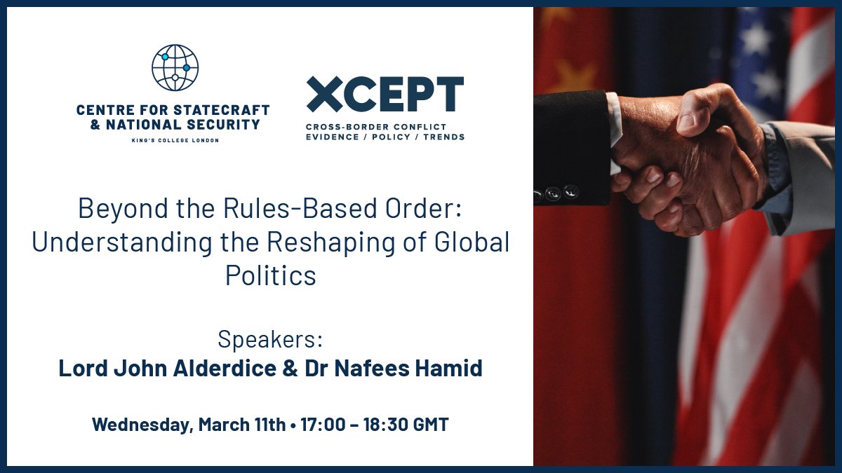 Centre for Statecraft & National Security tweet media