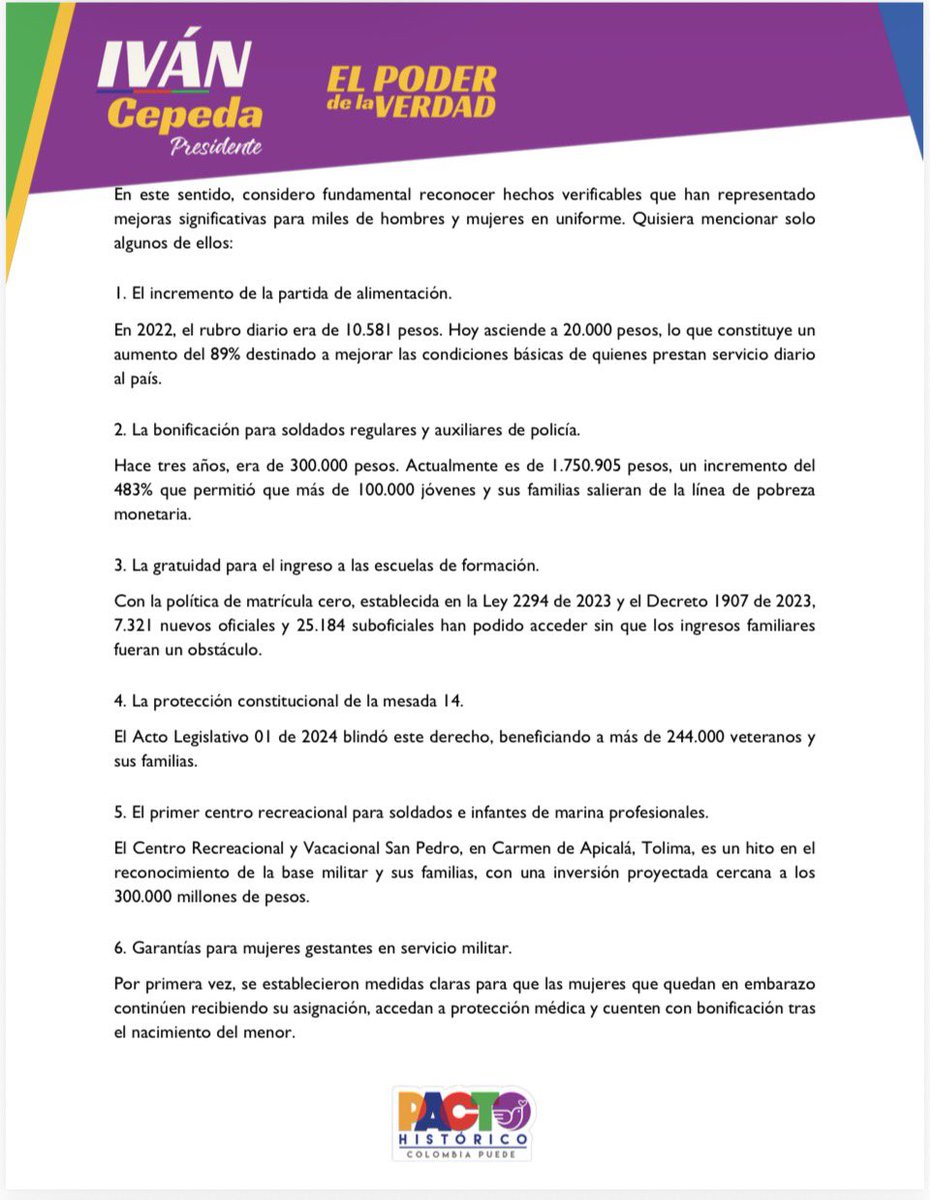 Iván Cepeda Castro tweet media