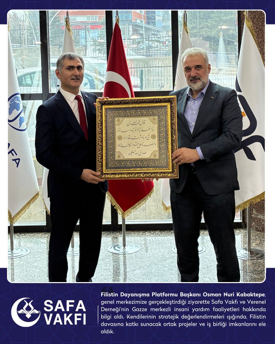 Safa Vakfı tweet media