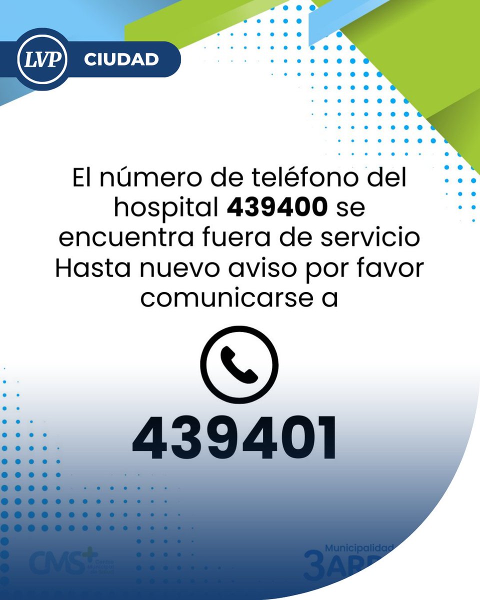 Por inconvenientes técnicos.
lavozdelpueblo.com.ar/el-hospital-pi…