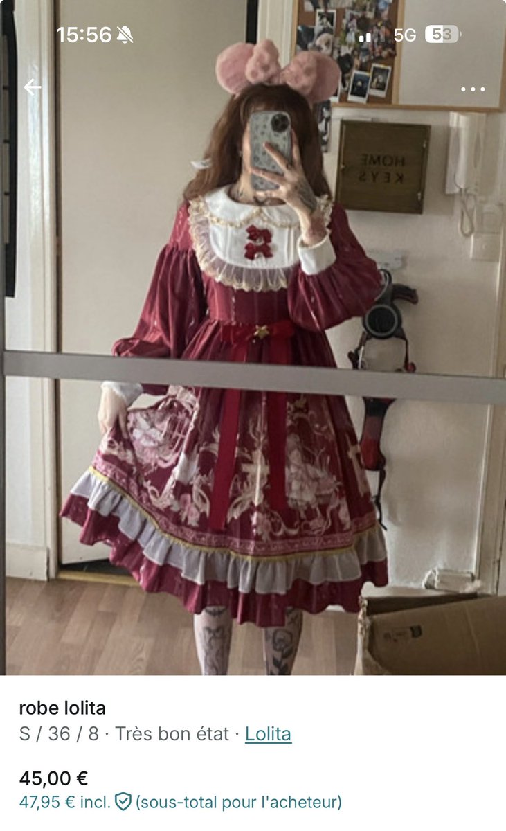 si jamaissss je vend ces deux robes lolita sur vinted, elles sont superbes mais je veux m’orienter 100% goth loli maintenant donc je sais que je les remettrais pas, autant qu’elles servent à quelqu’un. (*ᴗ͈ˬᴗ͈)ꕤ*.ﾟ

vinted.fr/member/1461034…