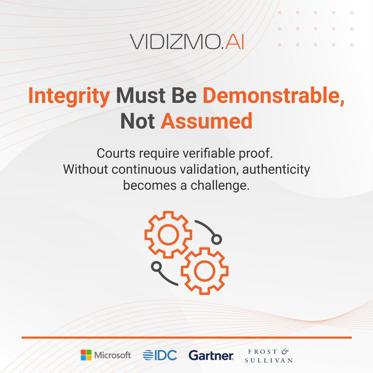 vidizmo's tweet photo. VIDIZMO Digital Evidence Management System enforces continuous hash validation, tamper detection, and full audit logging across the evidence lifecycle, providing the demonstrable proof courts demand.

#vidizmo #evidencesecurity #evidencemanagement #digitalevidence #compliance https://t.co/fGjTWpXt3a