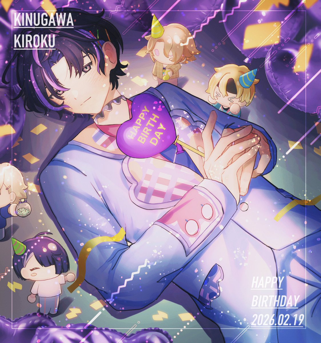 おめでとう💜🎨  

#衣川季肋誕生祭2026