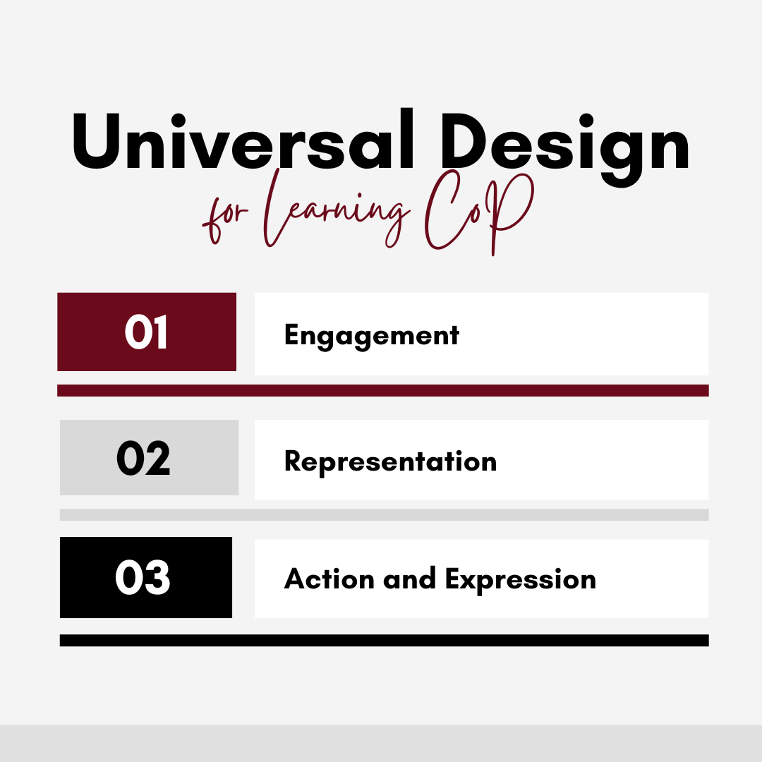 UofSC_CTE's tweet photo. Join us on Tuesday, February 24, 2026 | 1:00–1:45 PM for an online webinar on enhancing your courses in Blackboard Ultra Course View! Learn how to create a more inclusive learning experience for all students. Don’t miss it! #UniversalDesignforLearning

https://t.co/frWPigIslB https://t.co/oBDDXrHfiq