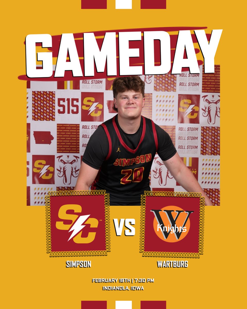 Simpson Men's Basketball tweet media