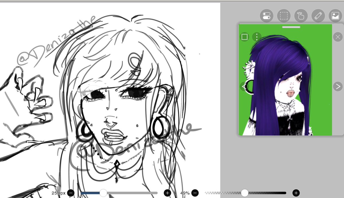 Working on a 190K  art comm!!