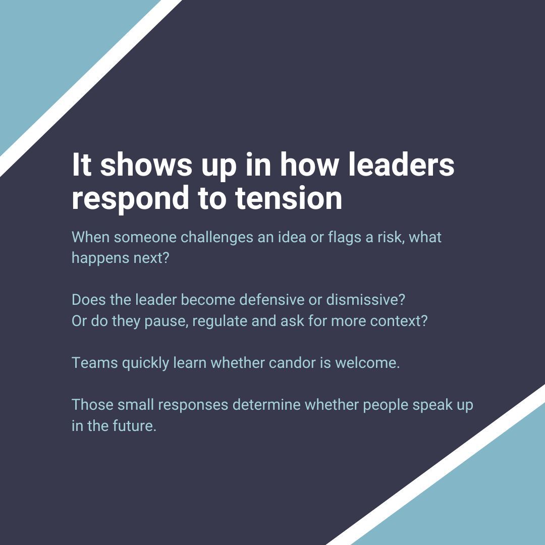 IHHP's tweet photo. If you want to understand how Emotional Intelligence shows up on your team, watch your weekly meeting.

Notice what happens when someone disagrees with a decision. Does the room open up or shut down?

Pay attention to how missed deadlines are handled. Are they addressed directly, or quietly moved past to keep things comfortable?

Listen for whose voices dominate and whose perspectives are never heard.

Weekly meetings are not just about updates. They are where norms are reinforced in real time. How leaders respond in those moments determines whether people speak up, take ownership and raise risks early, or stay silent and disengage.

Over time, those patterns shape performance far more than any stated values.

If you want stronger Emotional Intelligence across your organization, start by looking closely at your next team meeting.

Learn more: https://t.co/P8EvjxeT1X

#Leadership #EmotionalIntelligence #TeamMeetings #OrganizationalCulture