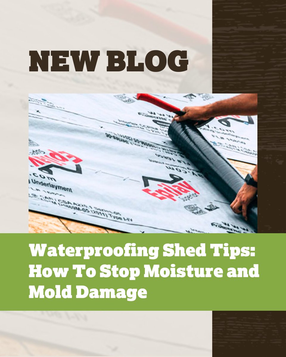 Moisture is the silent shed-killer.

Before rot, mold, or musty smells creep in, learn how to keep your shed dry for good. 👇

na2.hubs.ly/H02KQLR0