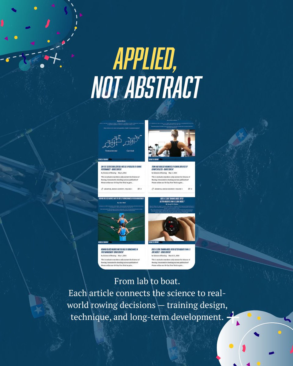 Science of Rowing tweet media