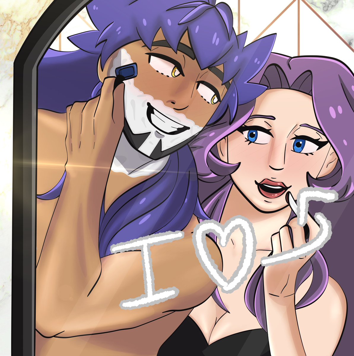 After a busy (but fun) anniversary last year, we take it easy. We celebrate both the chaos but also the peace that comes with loving each other.

Happy 6 years, my Dandelion. I look forward to whatever comes our way, because I experience it with you. 💜

[ #Yumeship #Leoruna ]