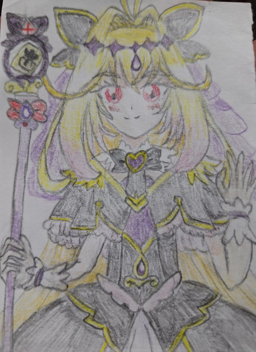 アルカナちゃん初めて描いたよ、
#名探偵プリキュア 　#プリキュア