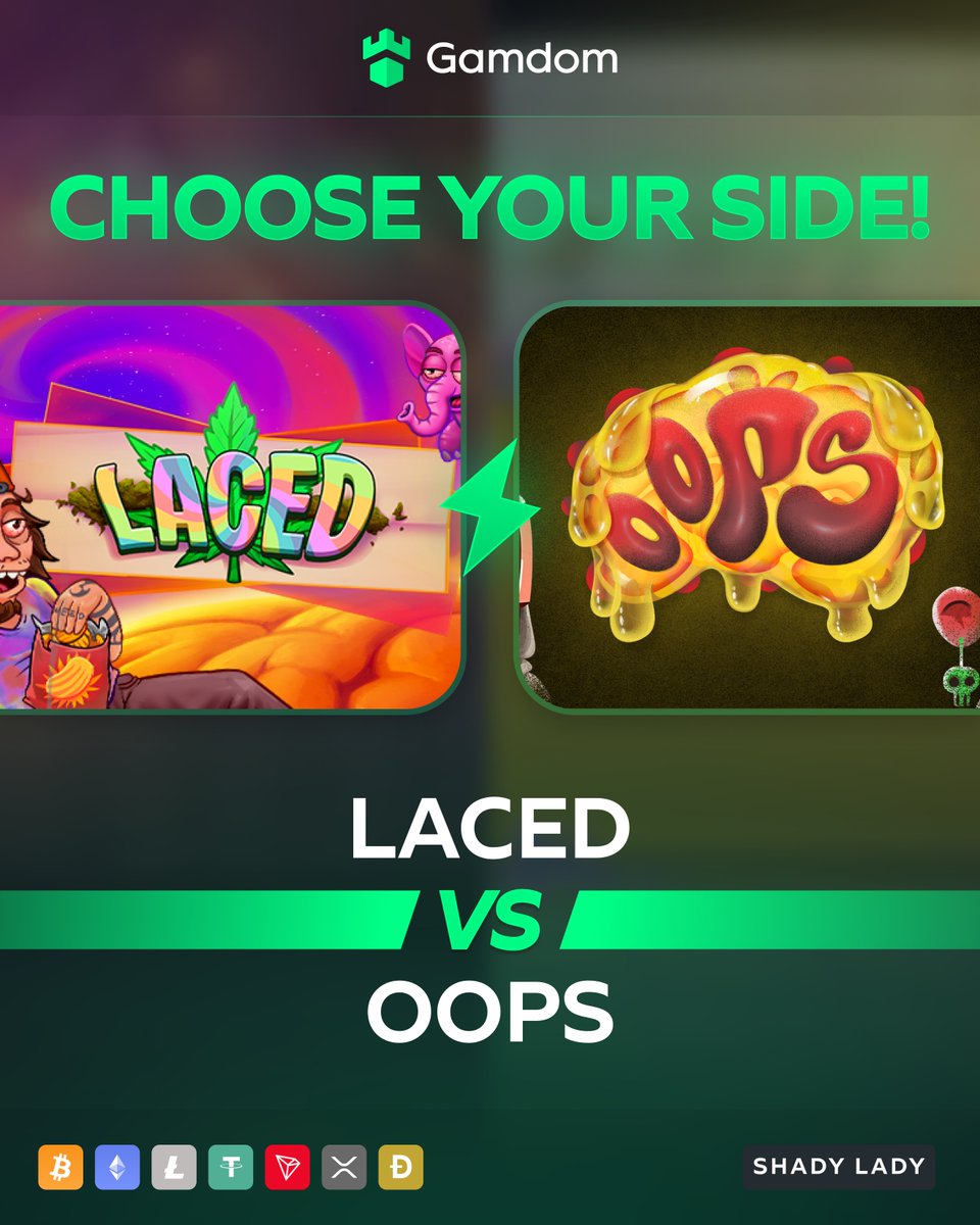 🎰 Battle of the Slots: Shady Lady! 🎰

🖤 Laced vs 💥 Oops

Drop your user ID below with your reply &amp; 🔁 for a shot at FREE spins! 🎁 

*KYC Lvl 2 verified Gamdom users only