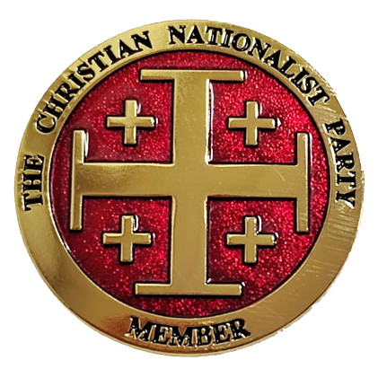 the_christnats's tweet photo. Wear your Christian Nationalist Party official Member badge with pride!
GET YOURS HERE: https://t.co/qkpWvr4Lsd https://t.co/P9FzvH1btY
