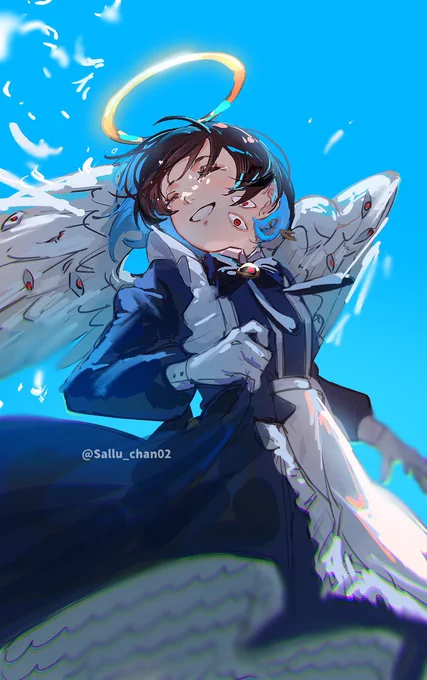 #自分で生み出した一次創作オリジナルキャラを流そう ほっぺに目があるよ!かわいいね