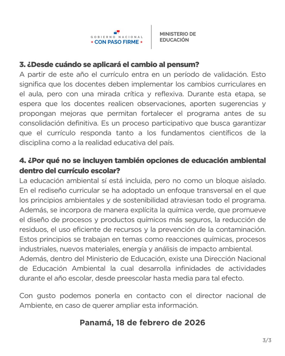 Ministerio de Educación de Panamá tweet media