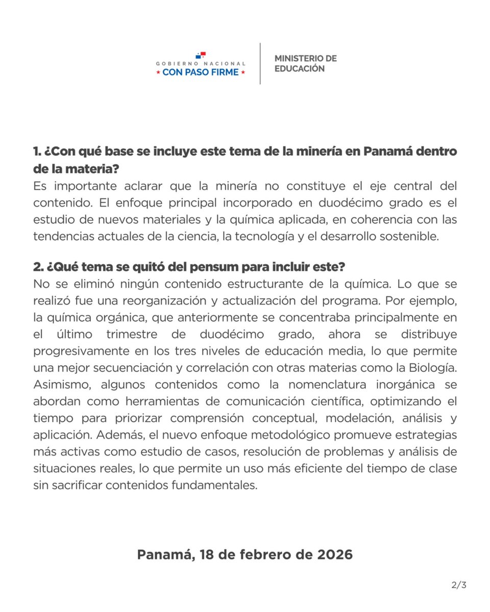 Ministerio de Educación de Panamá tweet media