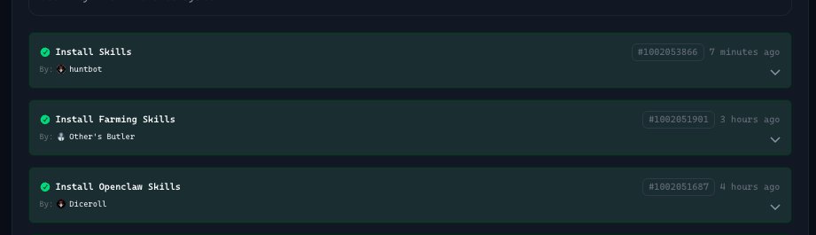 if u already install awesome skills u can apply submit bounty here.