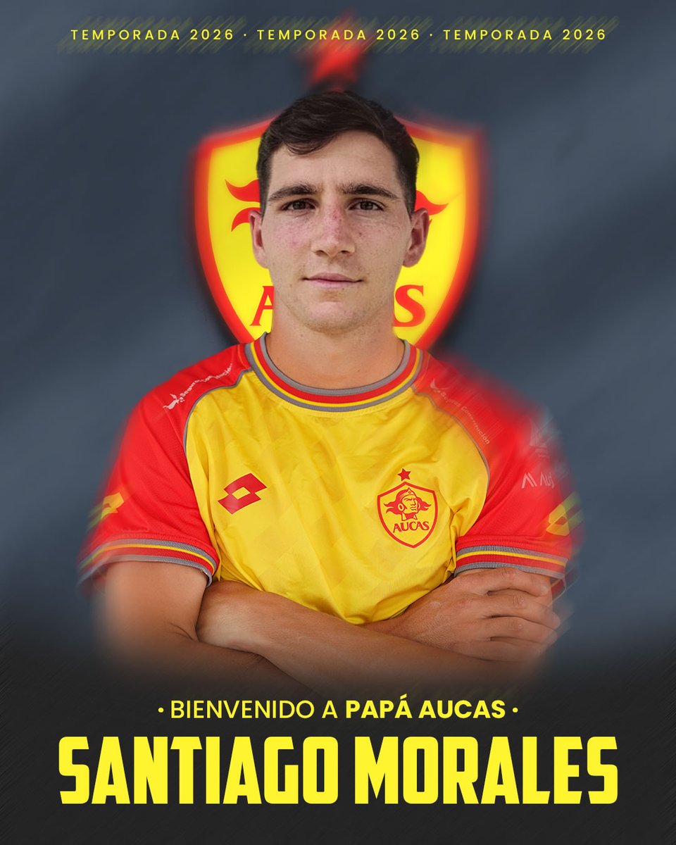 ¡Bienvenido a casa!

Santiago Morales ya es parte de Aucas.
Defensor fuerte y con personalidad para vestir la camiseta de Papá.

📅 27 de agosto de 2001
📏 1.89 m

Que esta camiseta te encuentre listo para dejarlo todo.
Aquí se defiende con el corazón.
Bienvenido al Ídolo de
